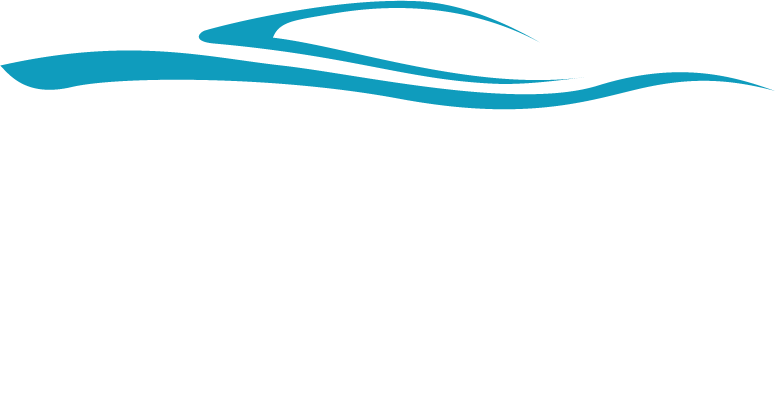 Calvin Motors turquoise blanc M
